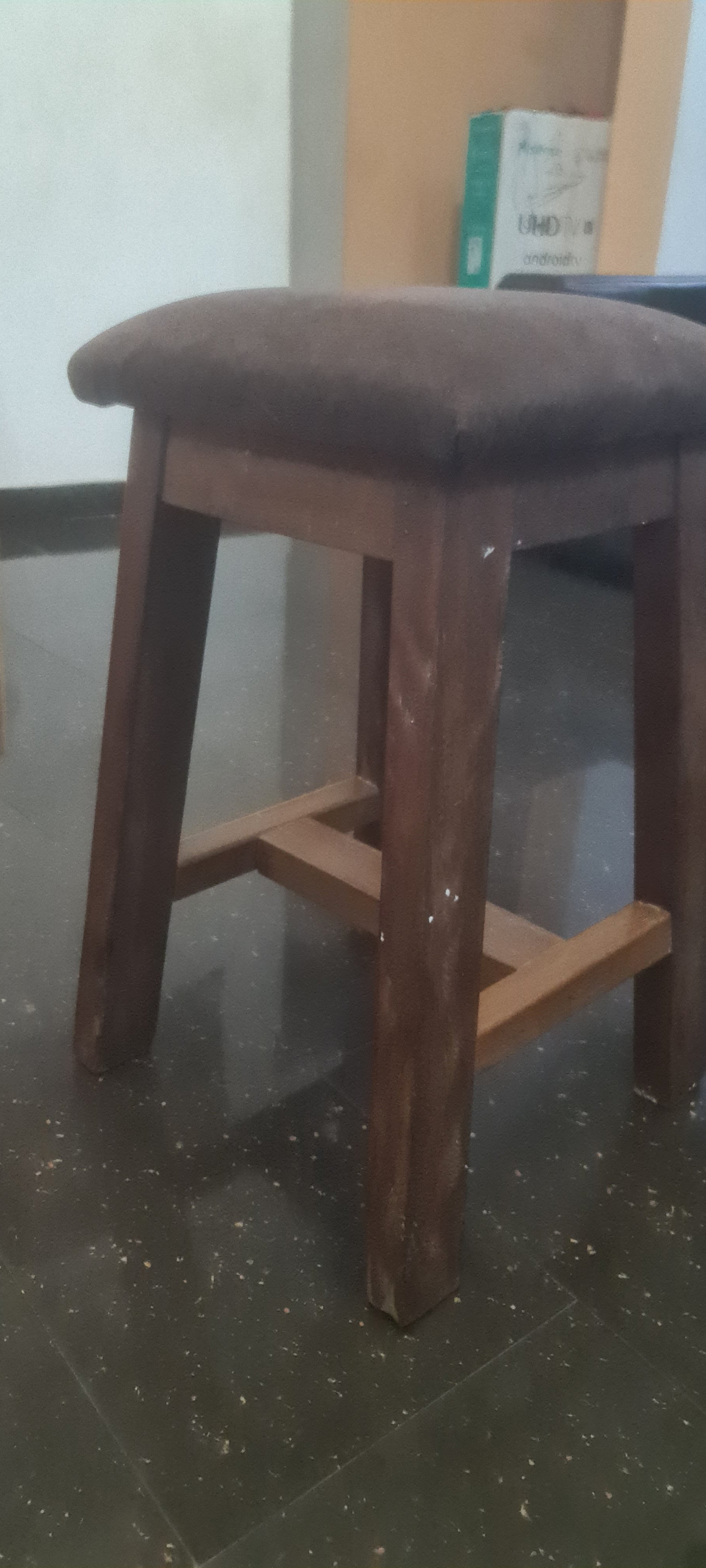 High Stool with foam top padding