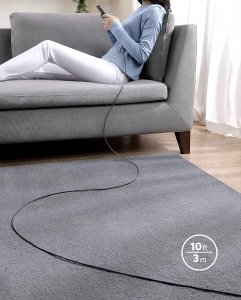 Anker USB C to USB C Cable, Type-C Charging Cord Fast Charge(10FT, 100W, Braided)